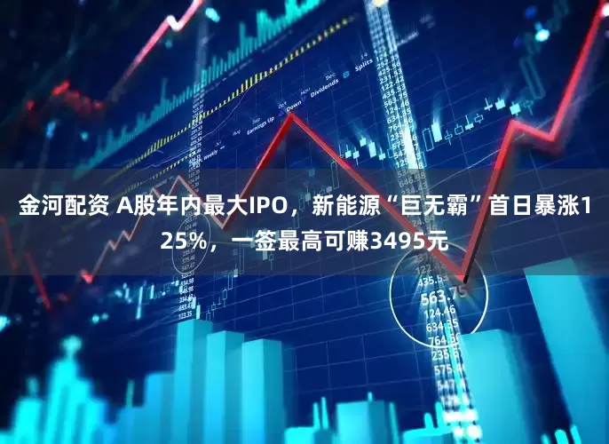 金河配资 A股年内最大IPO，新能源“巨无霸”首日暴涨125%，一签最高可赚3495元